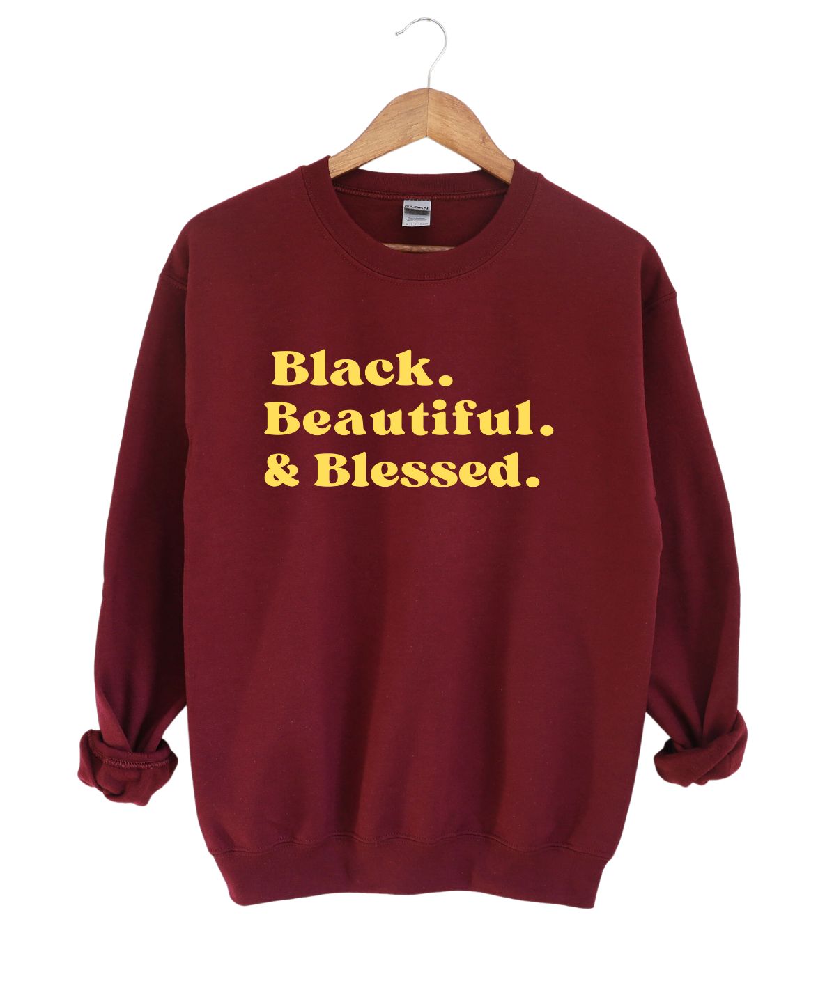 Blessed Black and Beautiful Gold   -Sweatshirt