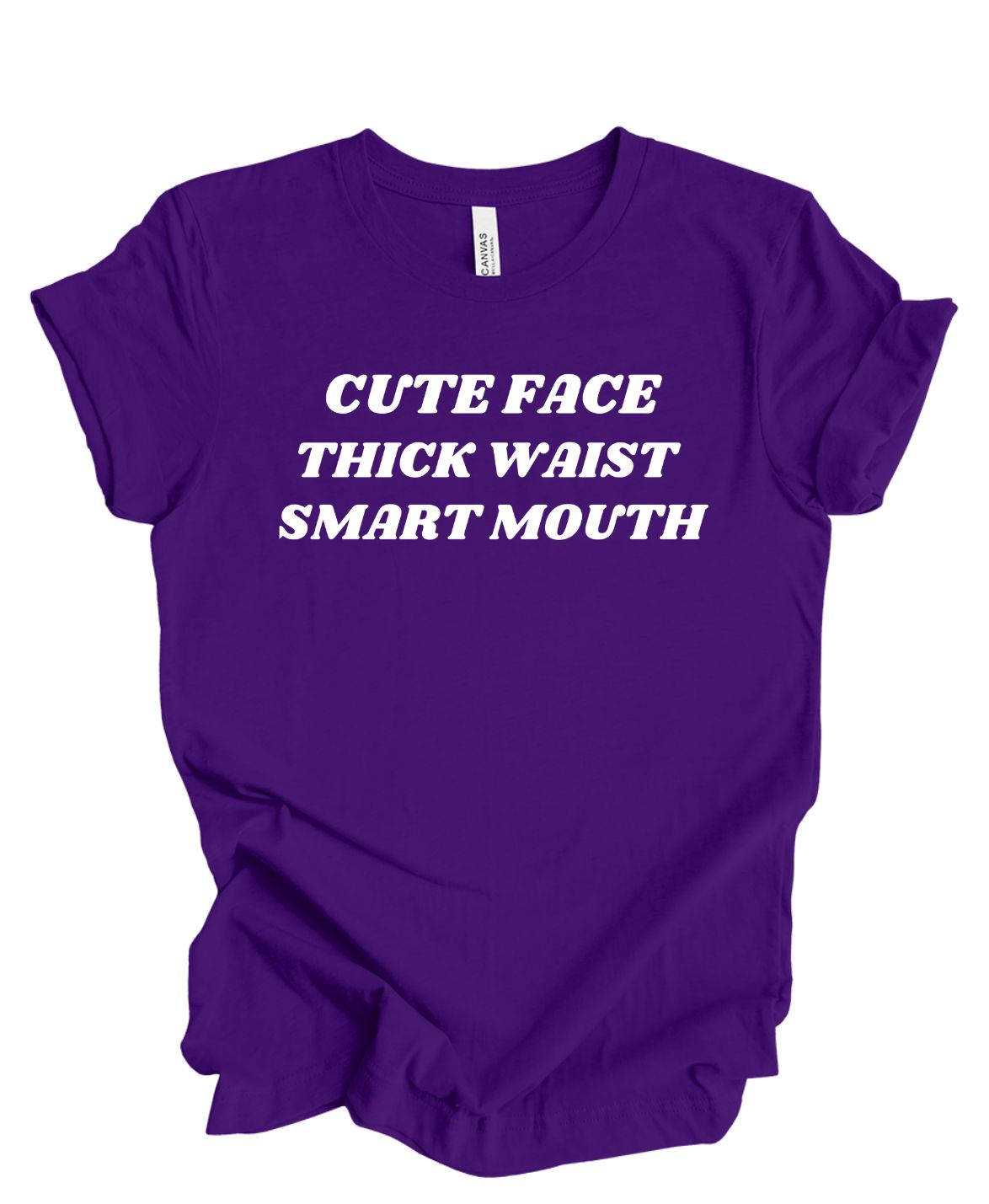 Cute Face ,Thick Waist, Smart Mouth T-Shirt