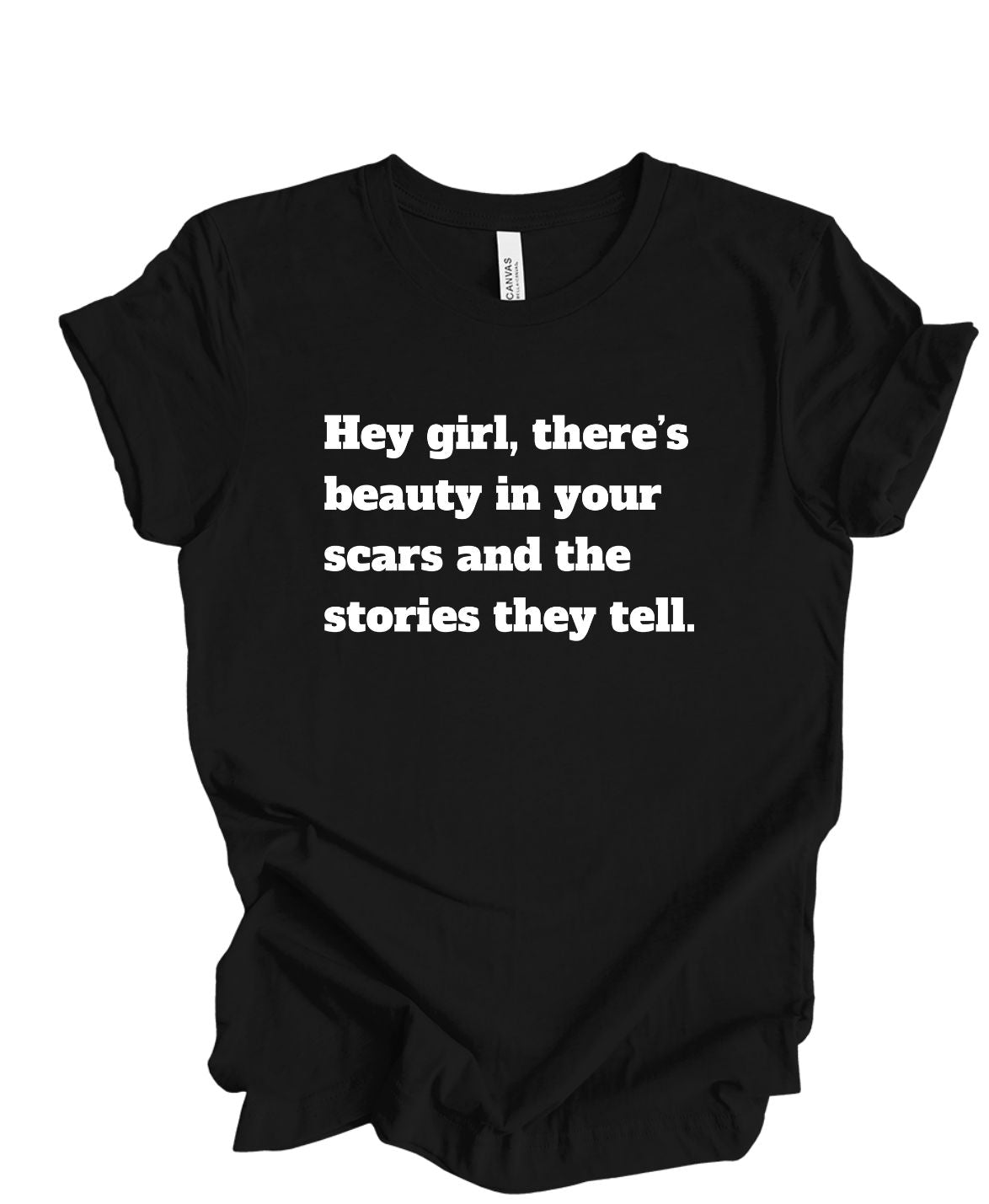 Beauty, Scars tell the story T-Shirt